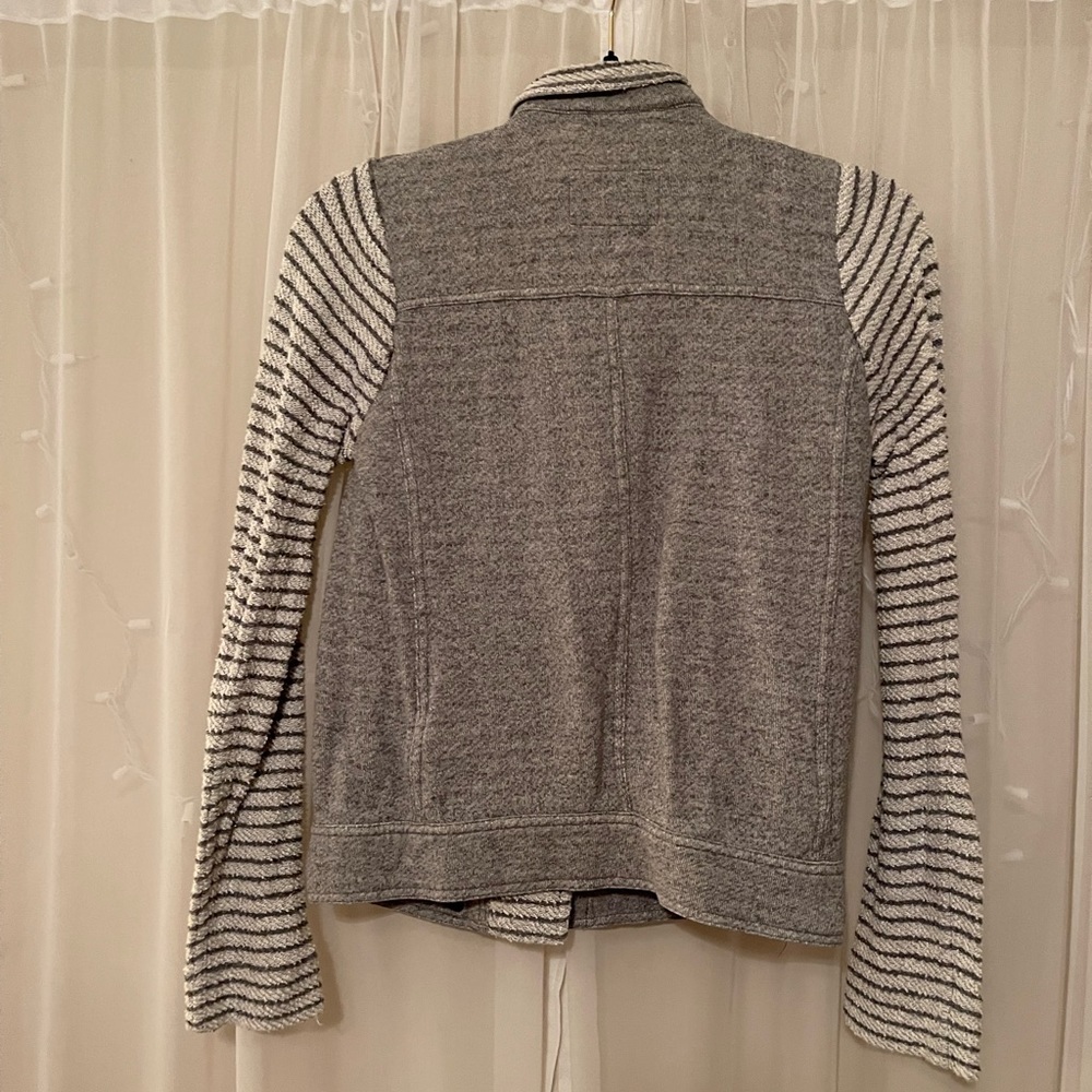 Lucky Brand Grey Bomber Jacket - Picture 2 of 3